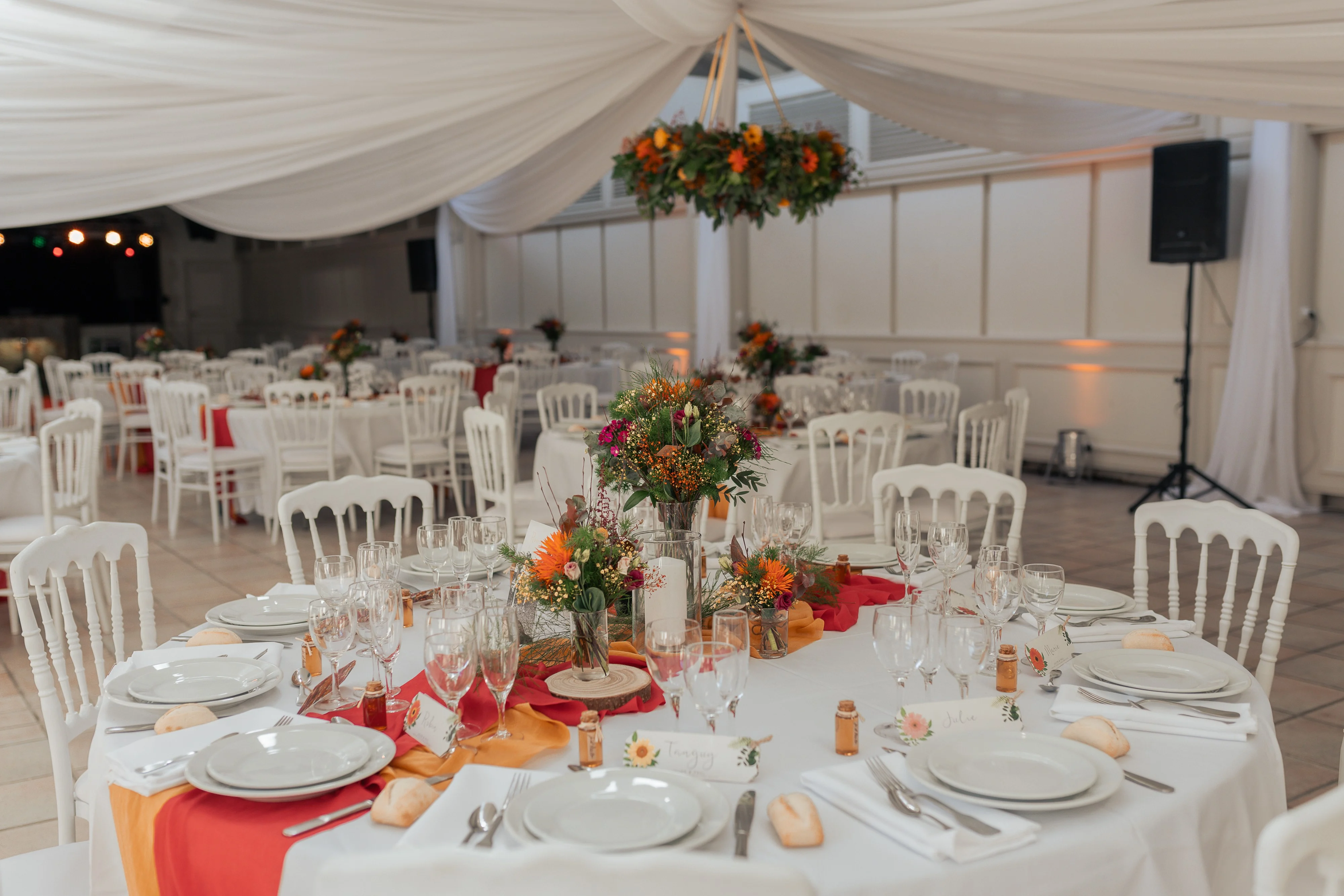 Décoration des tables 