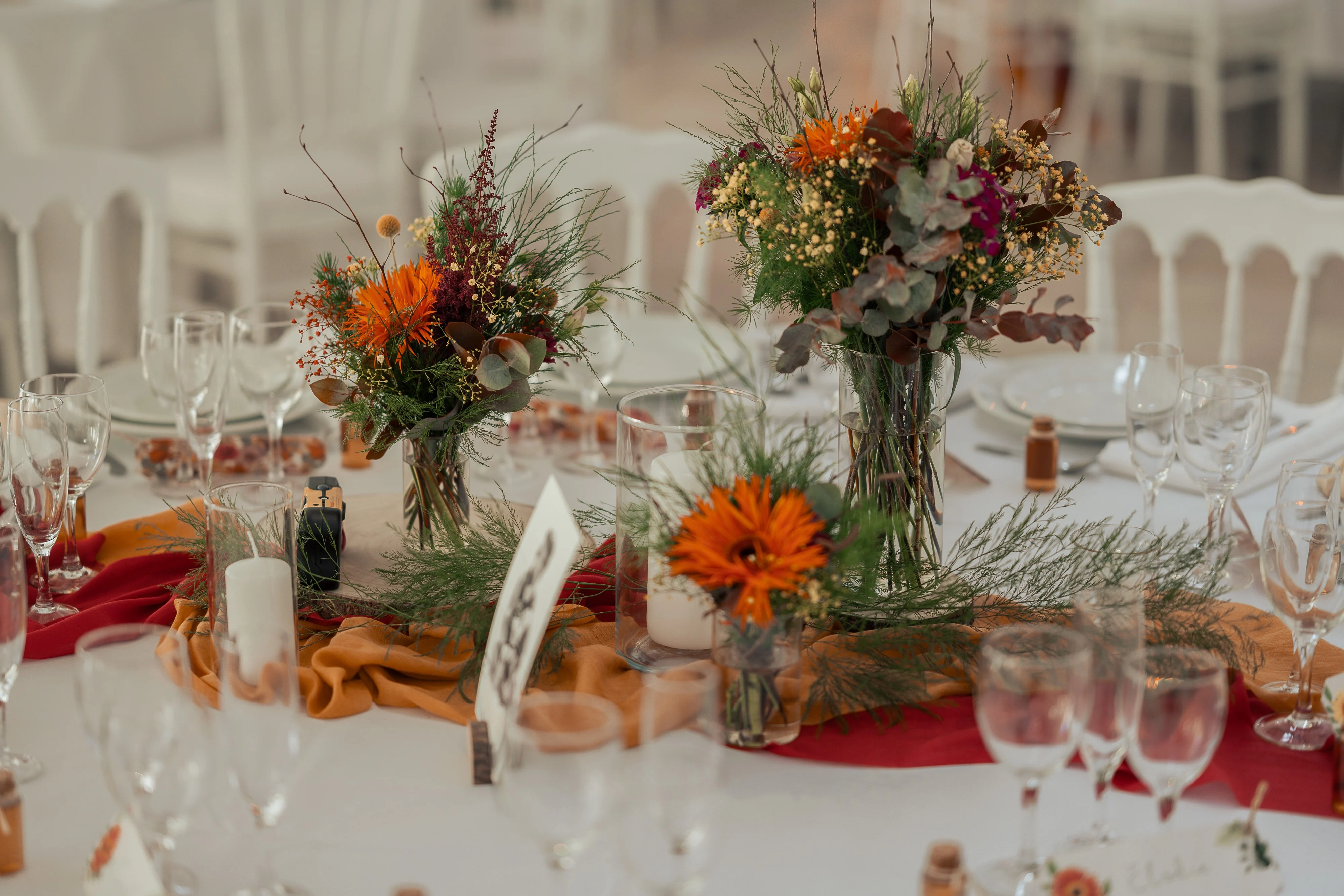 Décoration des tables