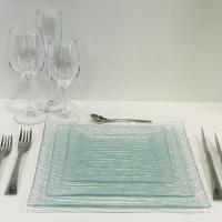 Assiettes carrees transparentes ls reception ile d oleron la rochelle niort saintes royan ile de re charente maritime 2