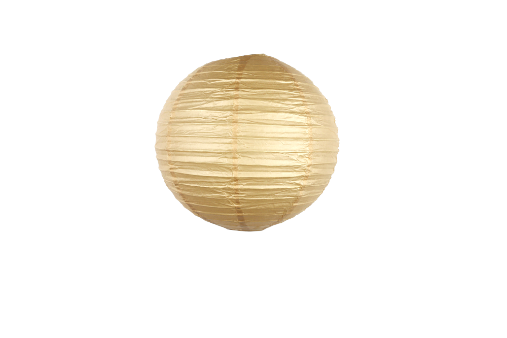 Boule papier 30cm or