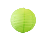 Lampion boule papier 30cm vert