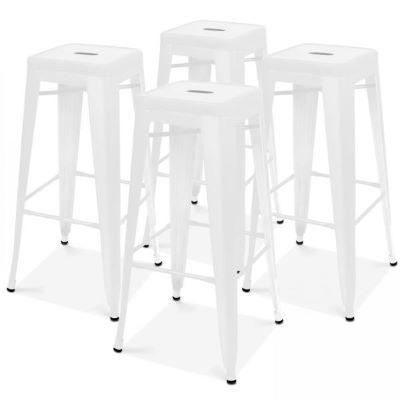 Ls reception tabouret metal blanc mat mobilier evenementiel soiree entreprise mariage charente maritime ile d oleron 6