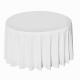 Nappe ronde blanche 290cm