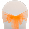 Noeuds de chaise organza orange 500x569