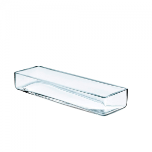 Vase rectangulaire 40x12cm hauteur 6cm 500x500